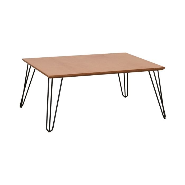 Mesa de Centro Retangular Industrial Pé de Ferro