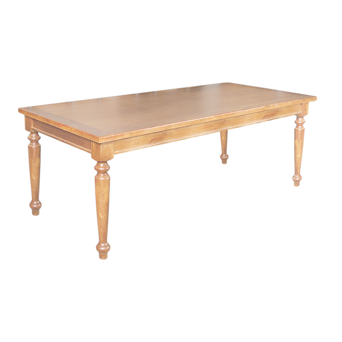 Conjunto Jantar Mesa Leonora Madeira Maciça 240x100 com 8 Cadeiras Paris Base Alumínio - Imagem 4