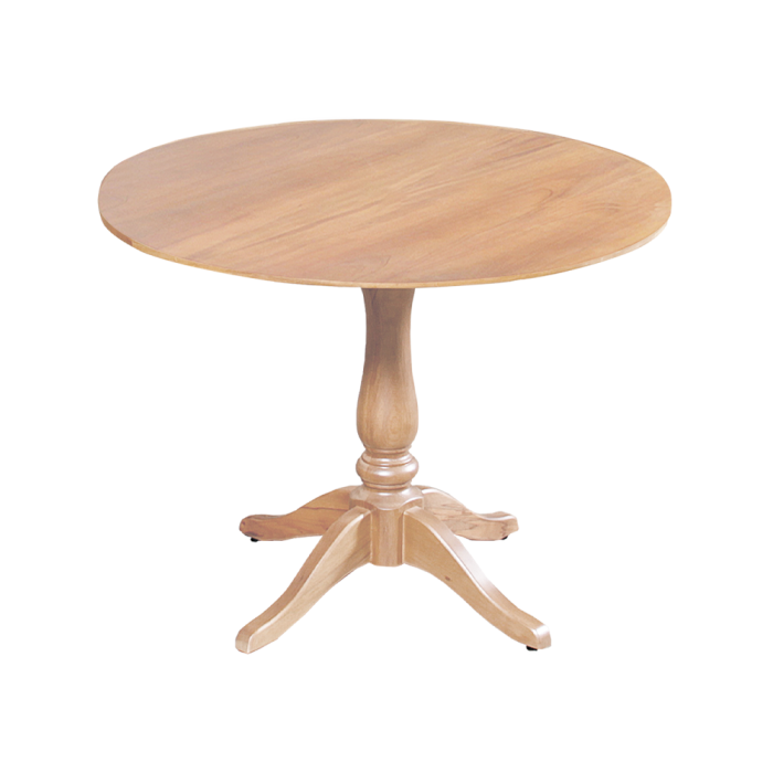 Mesa Redonda de Jantar 80x80 Rústica em Madeira Maciça Madalena - Imagem 3