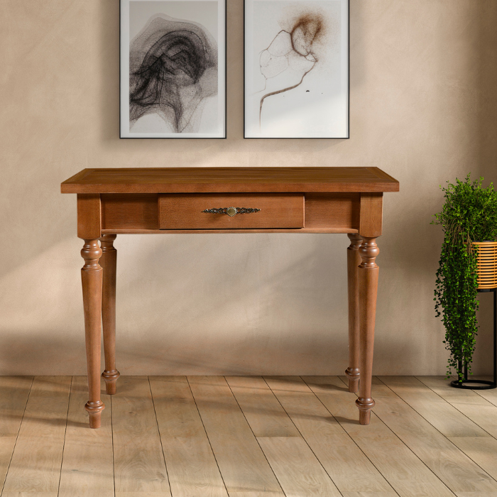 Aparador Pé Torneado em Madeira Maciça 1.00x0.40 - Imagem 2